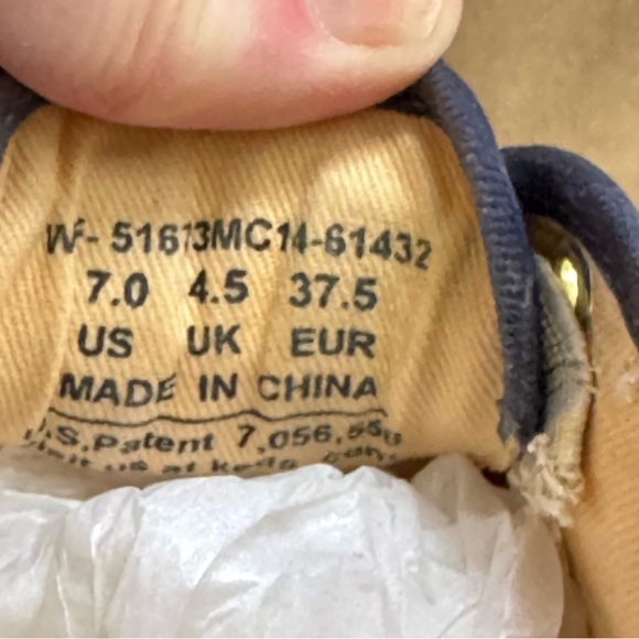 Keds x Kate Spade New York geometric patterned slip on sneakers. Size 7 - Picture 9 of 9